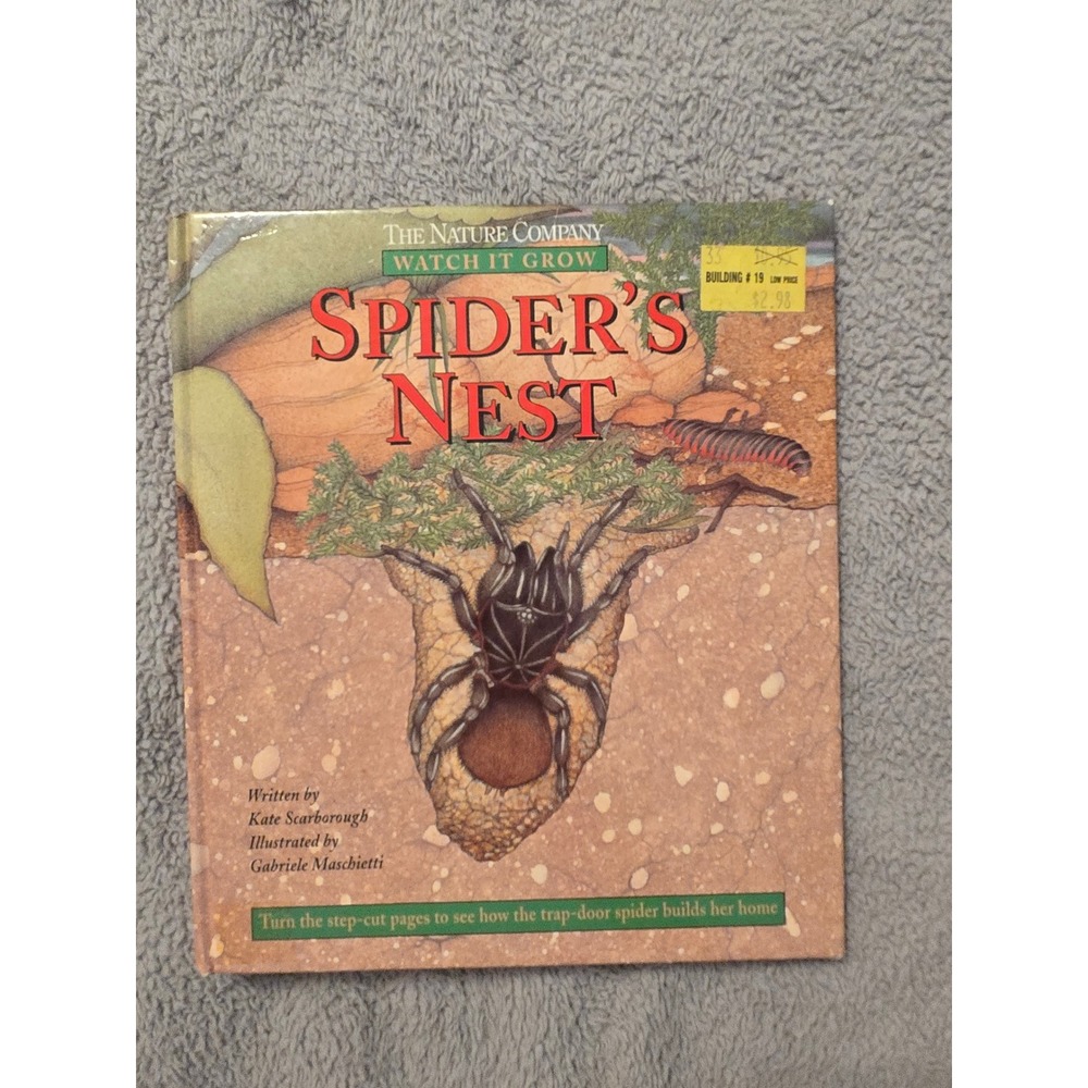 Spider's Nest Watch It Grow Nature Company Time Life Books 1997 Hardcover Kids